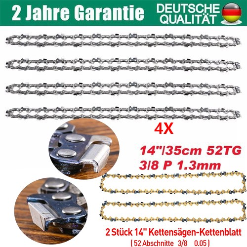 Sägekette 35cm für bosch - 4x,