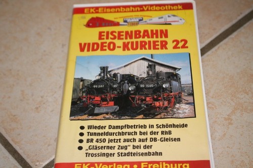 Vhs video eisenbahn - vhs, ek,