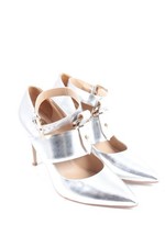 BUFFALO LONDON Spitz-Pumps Damen Pumps Gr. DE 39 silberfarben Elegant