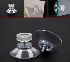 20x Saugnapf mit Gewinde Ø 40mm M4x6mm + Mutter extra Stark Saugnäpfe Sauger Bad