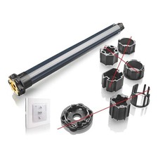 Somfy 1240388 - Rollladenmotor-Ersatzkit | RTS Funk für Fenstertüren