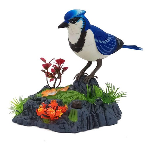Blauer sprechender papagei der - blauer,