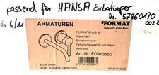 Hansa sinus waschtisch - hansa,
