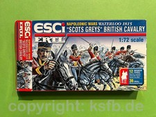 1:72 ESCI #217 RLB Napoleon Britische Kavallerie Waterloo 1815 letzte Box Art
