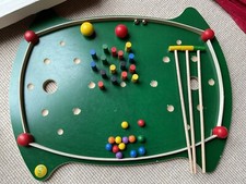 Erzi Balancierspiel DUO Holz Motorik Acht Krocket Montessori Kugeln Erzgebirge