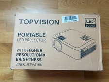 TOPVISION T23 Mini Beamer Screen Mirroring Full HD 1080P iPhone Android HDMI
