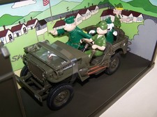 Willys MB Army Green 1:18 Beetle Bailey Ride on the Willys Jeep - Gate AUTOart