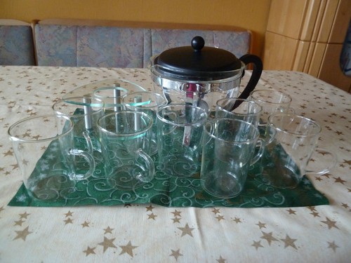 Glas teeservice teekanne - glas-, teeservice,