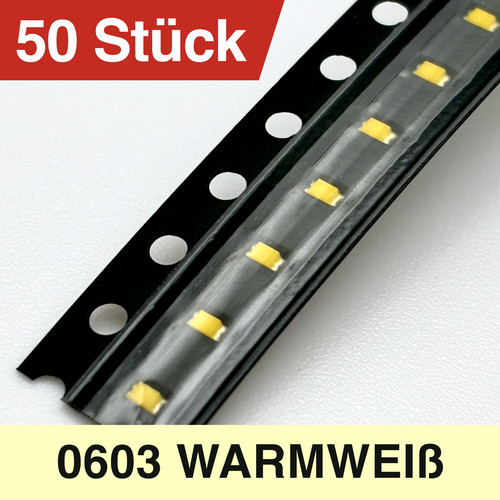 50x smd led - 50x, warmweiß