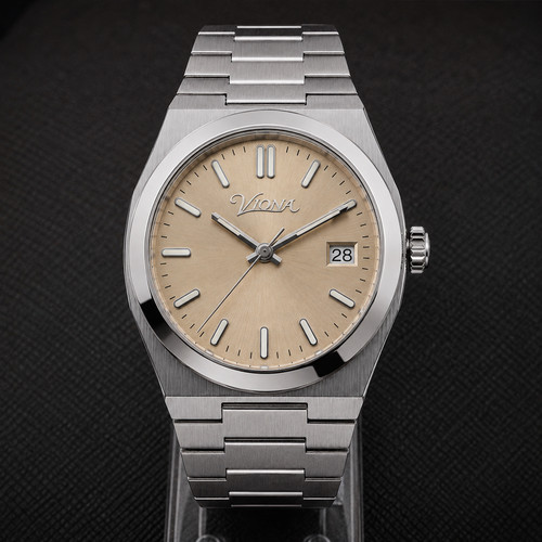 Viona men watch luxury beige - viona,