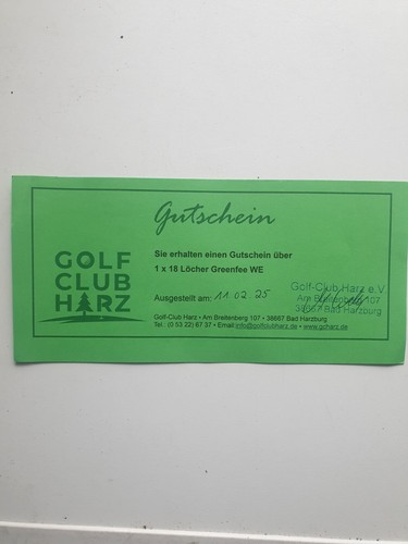 Greenfee loch golfclub - 1x,