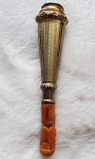  Zigarrenspitze mit Bernstein