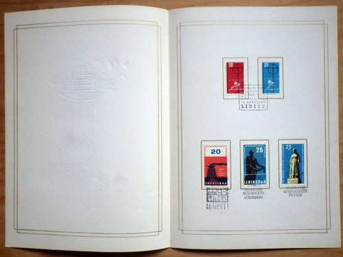 Ddr gedenkblatt die - ddr,