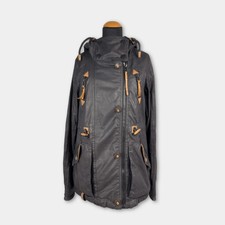 Naketano Parka Damen Gr. S Schwarz Übergangsjacke guter Zustand, Innen Cord