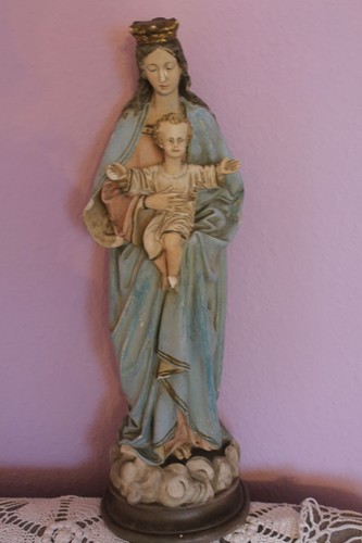 Sehr alte heiligenfigur maria - sehr,
