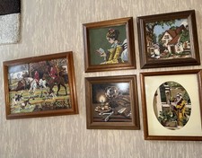 Vintage Stickbilder / Gobelin