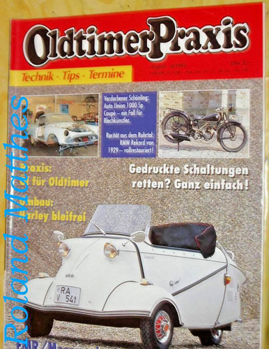 Oldtimer praxis fmr - 8-93+fmr, kr