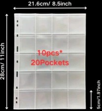 Münzenhüllen fächer 10 - münzenhüllen,