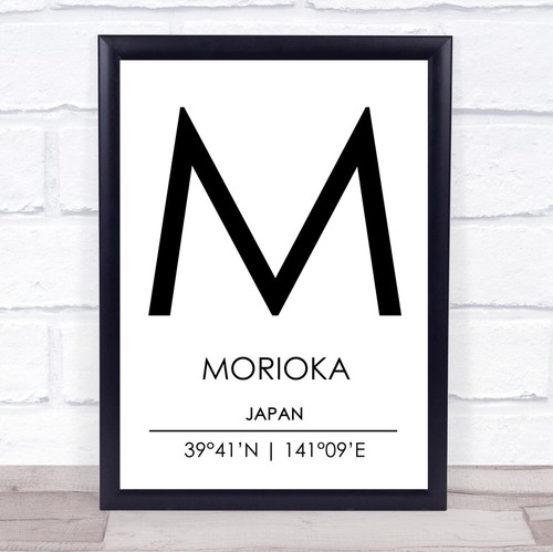 Morioka japan koordinaten - morioka,