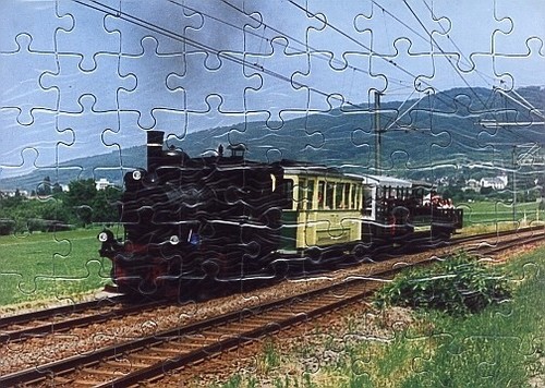 Eisenbahn kinder puzzle - eisenbahn, ·