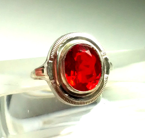 Ring silber 835 jugendstil art - ring,