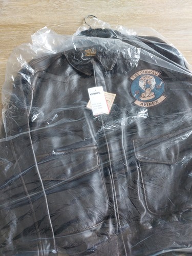 New avirex flightjacket - new,