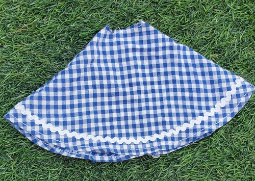 Vintage barbie karo blau - vintage,