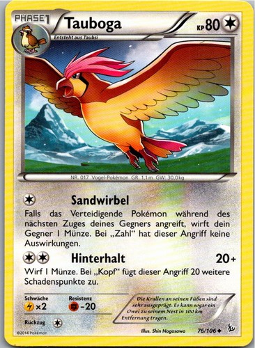 Pokemon tauboga 106 - tauboga, 76/106