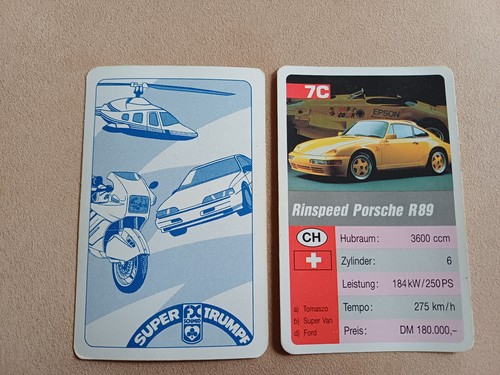 Auto quartett einzelkarte - auto,