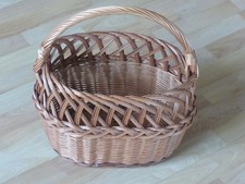 Campingkorb, Weidenkorb, Einkaufskorb, L B H ca. 38x25x40 cm,sehr gut erhalten.