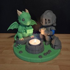 Teelichthalter Drache und
