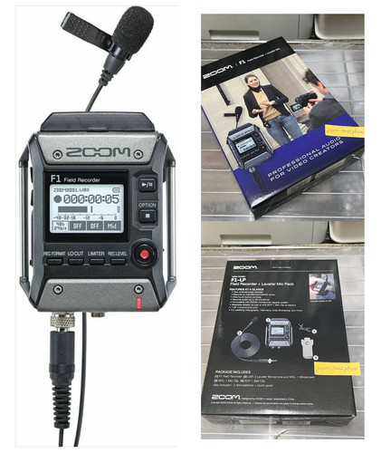 Zoom field recorder - zoom, f1-lp