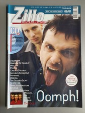 Zillo 06 2001 Musik Magazin Zeitschrift + CD,Oomph!,Garden of Delight,Delerium