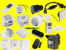 PilotaCasa Funkschalter Sender Empfänger Wand Taster Funkstecker Funk-Steckdose