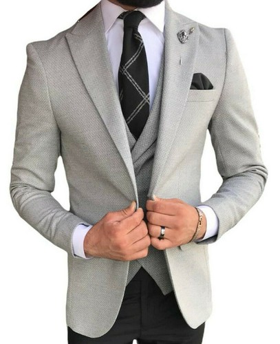 Designer business grau kariert - grau,