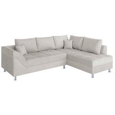 Ecksofa - ivory - Federkern -