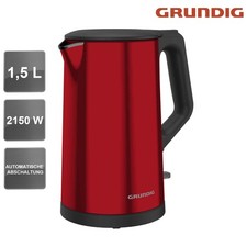 Grundig WK 8340 Wasserkocher Cool Touch Automatische Abschaltung 1,5 L Rot