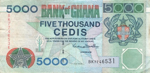 Ghana 5000 cedis 2000 - ghana,
