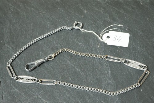Alte silberne taschenuhrkette - alte,