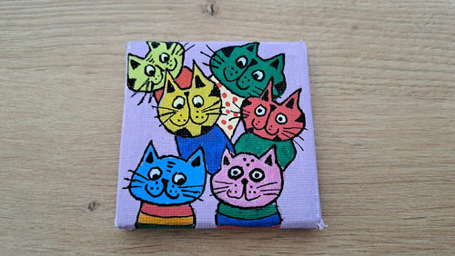 Selbstgemaltes kleines bild - kleines,