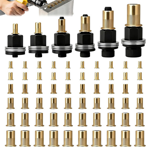Nietmuttern set m10 - set, für