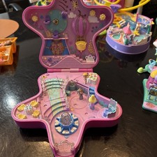 Vintage 1993 Polly Pocket Fairy Light Up Star Wonderland Bluebird Lights 2 Figur