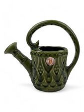Vintage Übelacker Keramik Gießkanne – Grün – Retro Deko Sammlerstück