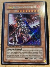 Yu-Gi-Oh! Horus der Schwarzflammendrache LV.8 EEN-DESE1 Secret Rare Near Mint