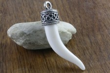 TIGER ZAHN ANHÄNGER EDELSTAHL ANHÄNGER / 593