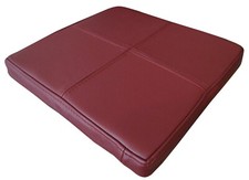 Weinrot Echtleder Sitzkissen