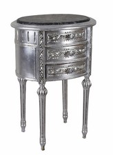 Barockkommode Kommode Rokoko Nachtkonsole Marmorplatte Nachttisch Marmorplatte