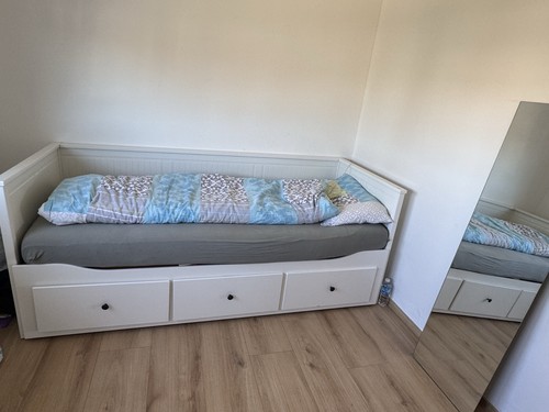Samt polsterbett schublade - samt, 3
