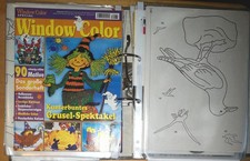 Window Color Heft Vorlagen Malen Fenster Dekoration gebraucht  1€/Stück 