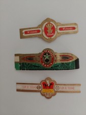 Zigarren Bauchbinden Papier Banderolen 3 Stück